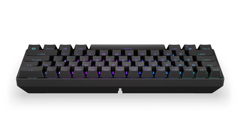Klávesnice ENDORFY Thock Compact Wireless Kailh Red, RGB, Bluetooth, 2,4GHz, CZ SK layout černá