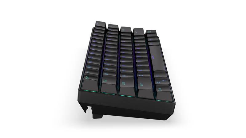 Klávesnice ENDORFY Thock Compact Wireless Kailh Red, RGB, Bluetooth, 2,4GHz, US layout černá