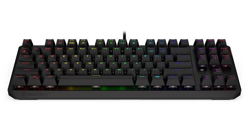 Klávesnice ENDORFY Thock TKL Kailh Brown, RGB, CZ SK layout černá