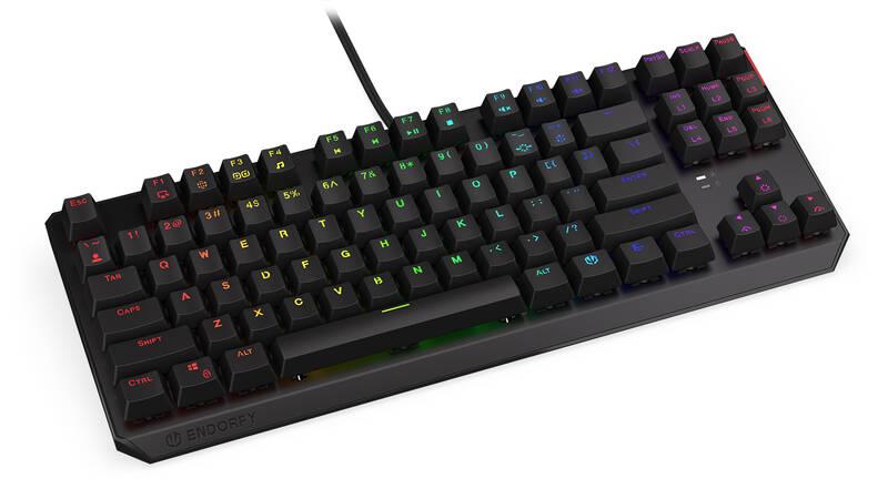 Klávesnice ENDORFY Thock TKL Kailh Red, RGB, US layout černá