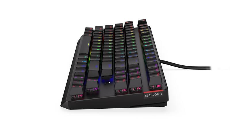 Klávesnice ENDORFY Thock TKL Kailh Red, RGB, US layout černá