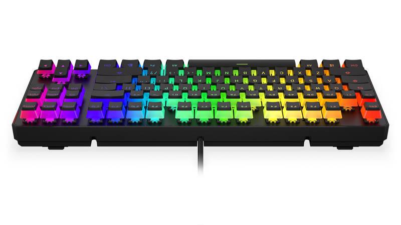Klávesnice ENDORFY Thock TKL Pudding Kailh Blue, RGB, US layout černá