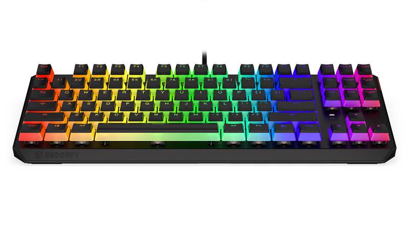 Klávesnice ENDORFY Thock TKL Pudding Kailh Red, RGB, US layout černá