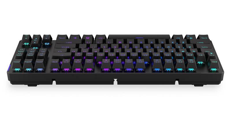Klávesnice ENDORFY Thock TKL Wireless Black switche, US layout, ARGB černá