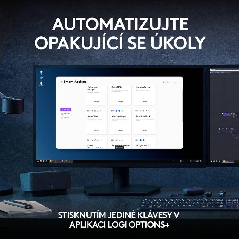 Klávesnice Logitech MX Keys S, US layout - grafitová