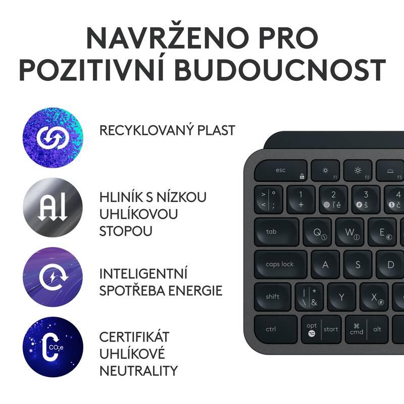 Klávesnice s myší Logitech MX Keys S Combo - grafitová