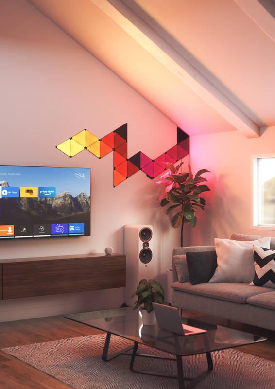 LED světlo Nanoleaf Shapes Ultra Black Triangles Expansion Pack 3 ks