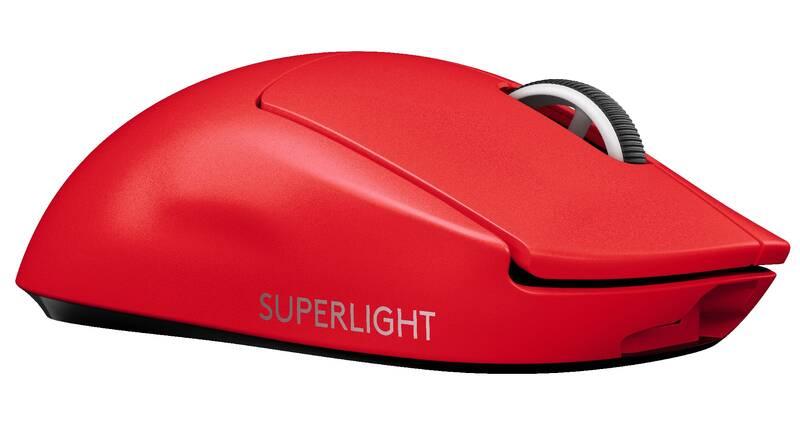 Myš Logitech Gaming PRO X Superlight červená, Myš, Logitech, Gaming, PRO, X, Superlight, červená