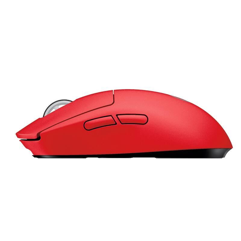 Myš Logitech Gaming PRO X Superlight červená