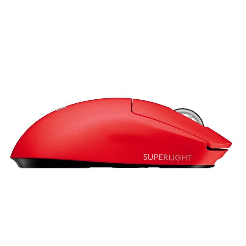 Myš Logitech Gaming PRO X Superlight červená
