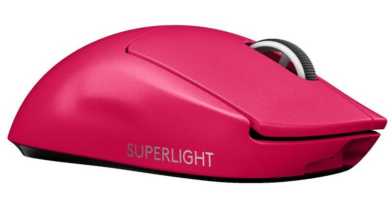 Myš Logitech Gaming PRO X Superlight růžová, Myš, Logitech, Gaming, PRO, X, Superlight, růžová