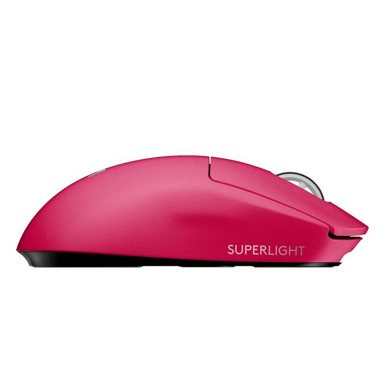 Myš Logitech Gaming PRO X Superlight růžová