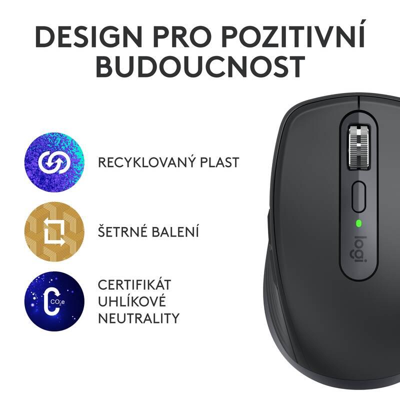 Myš Logitech MX Anywhere 3S - grafitová