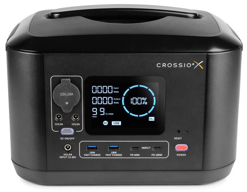 Nabíjecí stanice Crossio LifePower 600 2.0 černá, Nabíjecí, stanice, Crossio, LifePower, 600, 2.0, černá