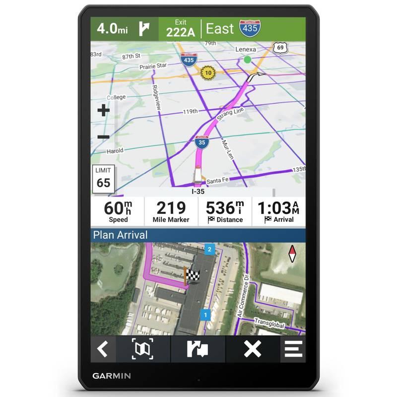 Navigační systém GPS Garmin dēzl™ LGV1010 Live Traffic černý