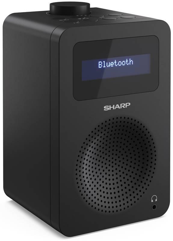 Radiopřijímač s DAB Sharp DR-430 černý, Radiopřijímač, s, DAB, Sharp, DR-430, černý