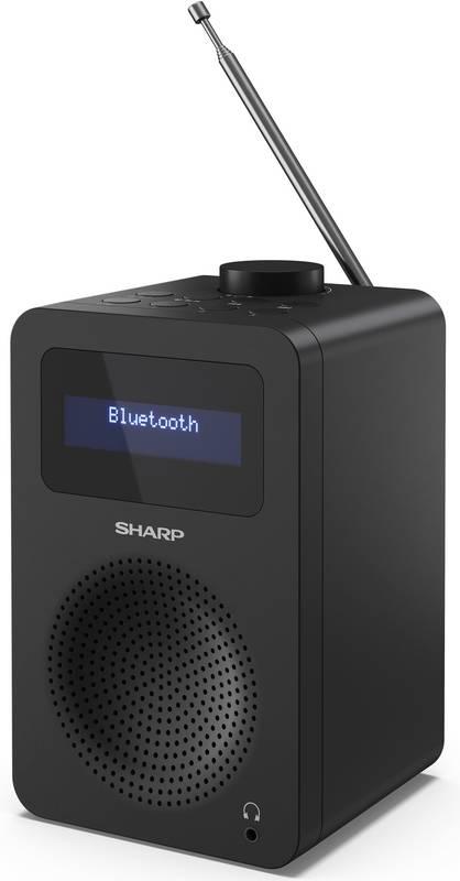 Radiopřijímač s DAB Sharp DR-430 černý