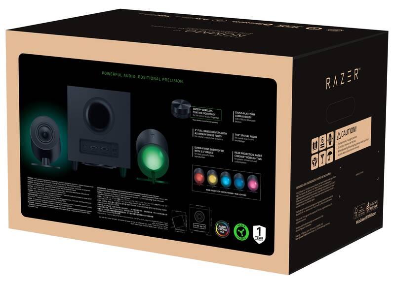 Reproduktory Razer Nommo V2 černé