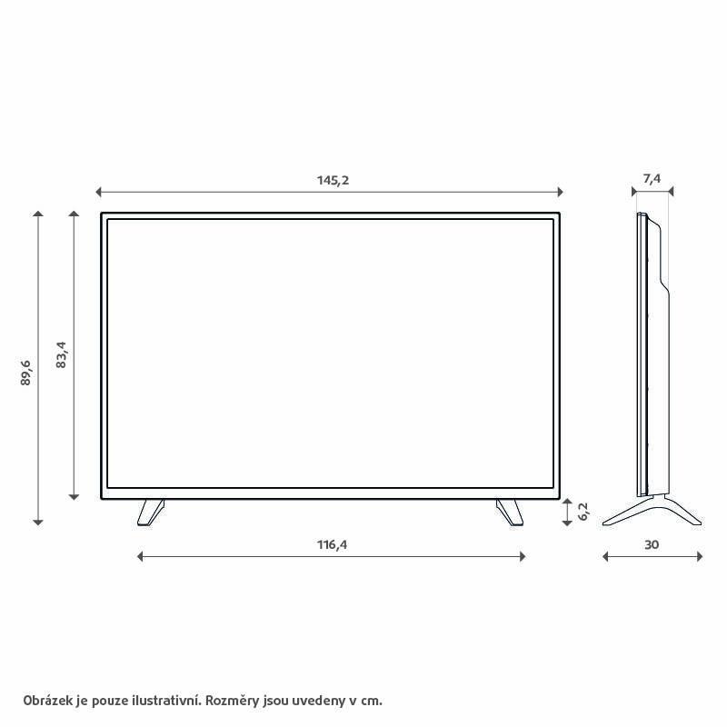 Televize Hisense 65A6K