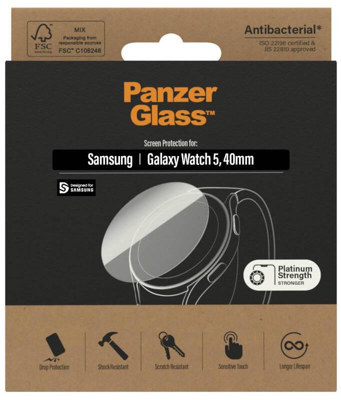 Tvrzené sklo PanzerGlass na Samsung Galaxy Watch 5