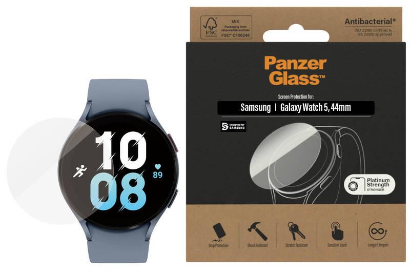 Tvrzené sklo PanzerGlass na Samsung Galaxy Watch 5, Tvrzené, sklo, PanzerGlass, na, Samsung, Galaxy, Watch, 5