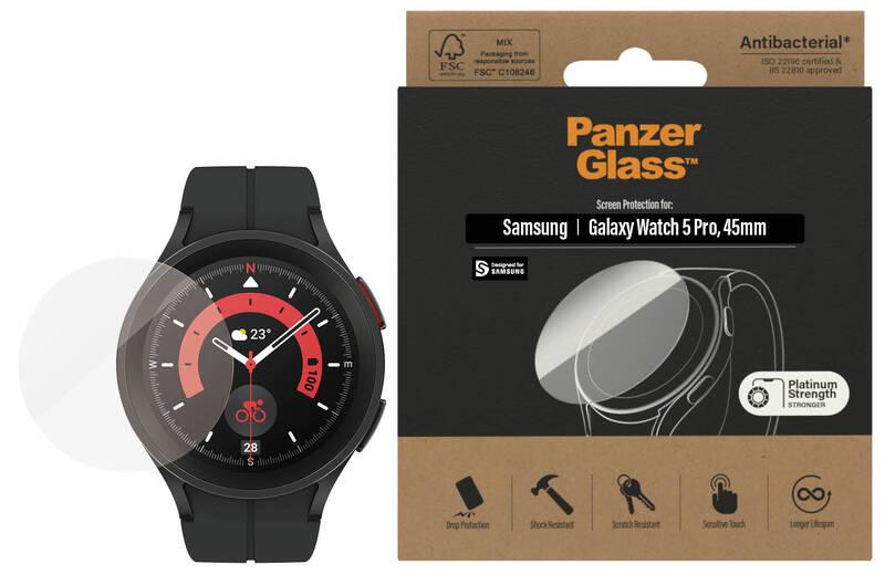 Tvrzené sklo PanzerGlass na Samsung Galaxy Watch 5 Pro