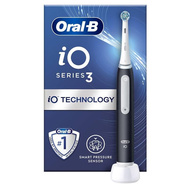 Zubní kartáček Oral-B iO Series 3 iO3 Black, Zubní, kartáček, Oral-B, iO, Series, 3, iO3, Black