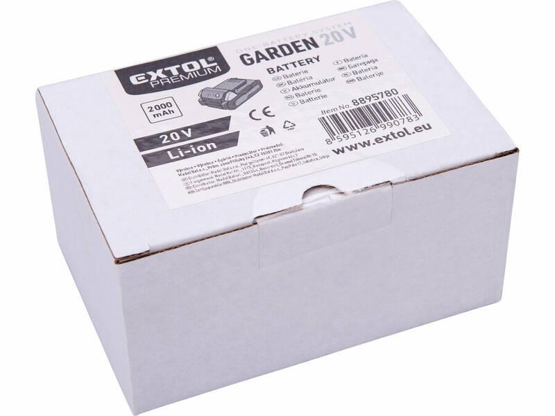 Akumulátor EXTOL 8895780 GARDEN20V, Akumulátor, EXTOL, 8895780, GARDEN20V