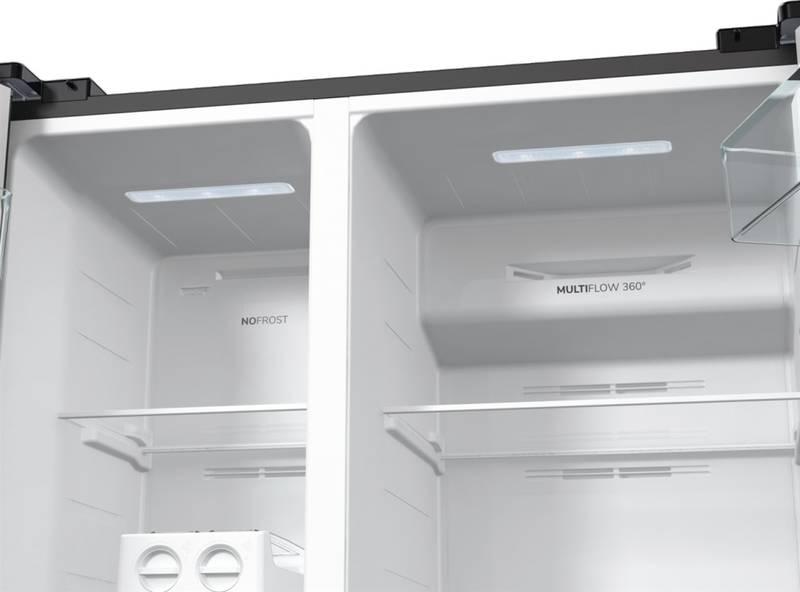 Americká lednice Gorenje Advanced Line NRR9185EABXL černá nerez