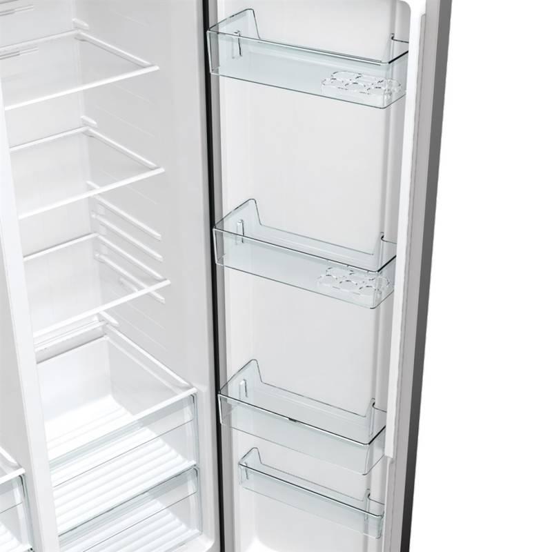 Americká lednice Gorenje Advanced Line NRR9185EABXL černá nerez