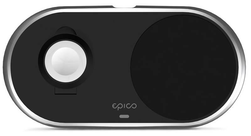 Bezdrátová nabíječka Epico 2v1 Wireless Charging Base černá