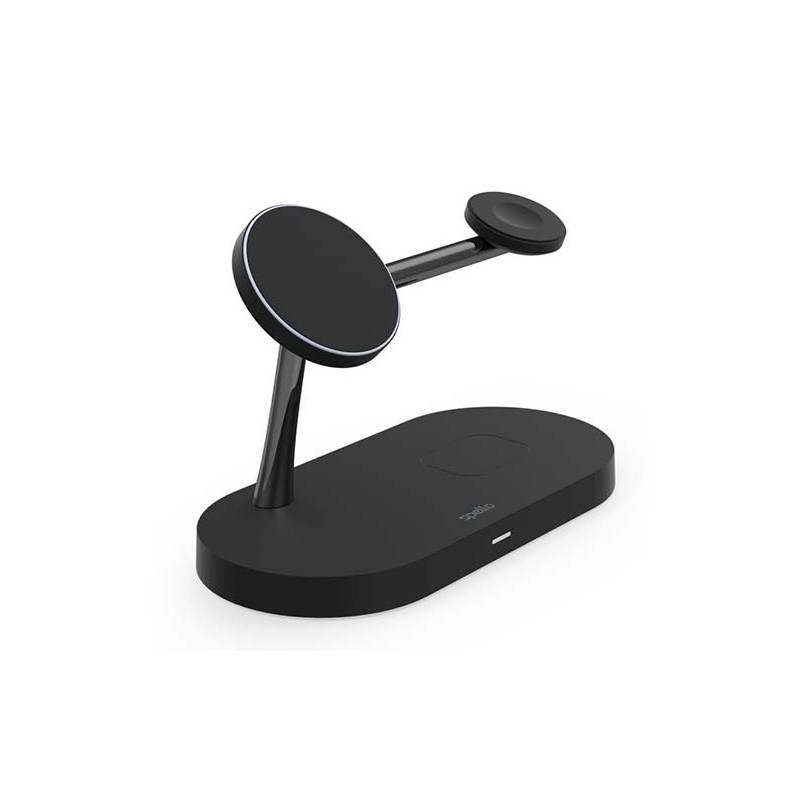 Bezdrátová nabíječka Spello by Epico 3in1 Magnetic Wireless Charging Stand černá, Bezdrátová, nabíječka, Spello, by, Epico, 3in1, Magnetic, Wireless, Charging, Stand, černá