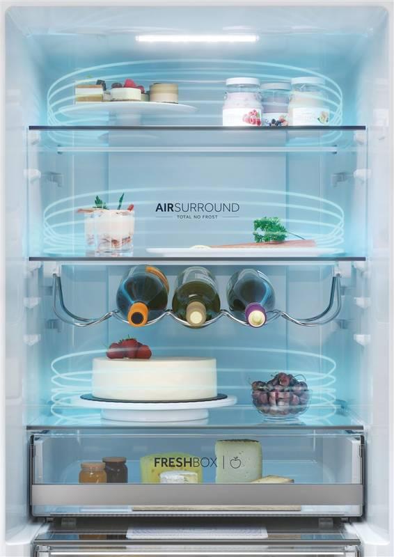 Chladnička s mrazničkou Haier HDW3618DNPB černá