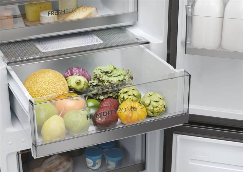 Chladnička s mrazničkou Haier HDW3618DNPB černá