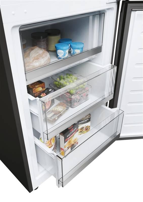 Chladnička s mrazničkou Haier HDW3618DNPB černá