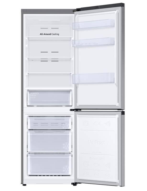 Chladnička s mrazničkou Samsung RB34C600DSA EF stříbrná