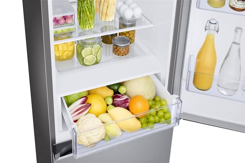 Chladnička s mrazničkou Samsung RB34C600DSA EF stříbrná
