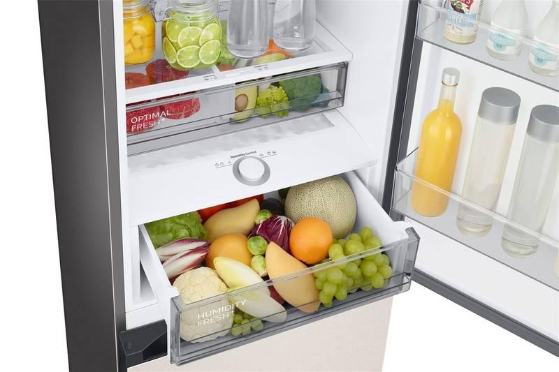 Chladnička s mrazničkou Samsung RB38C7B6DCE EF béžová
