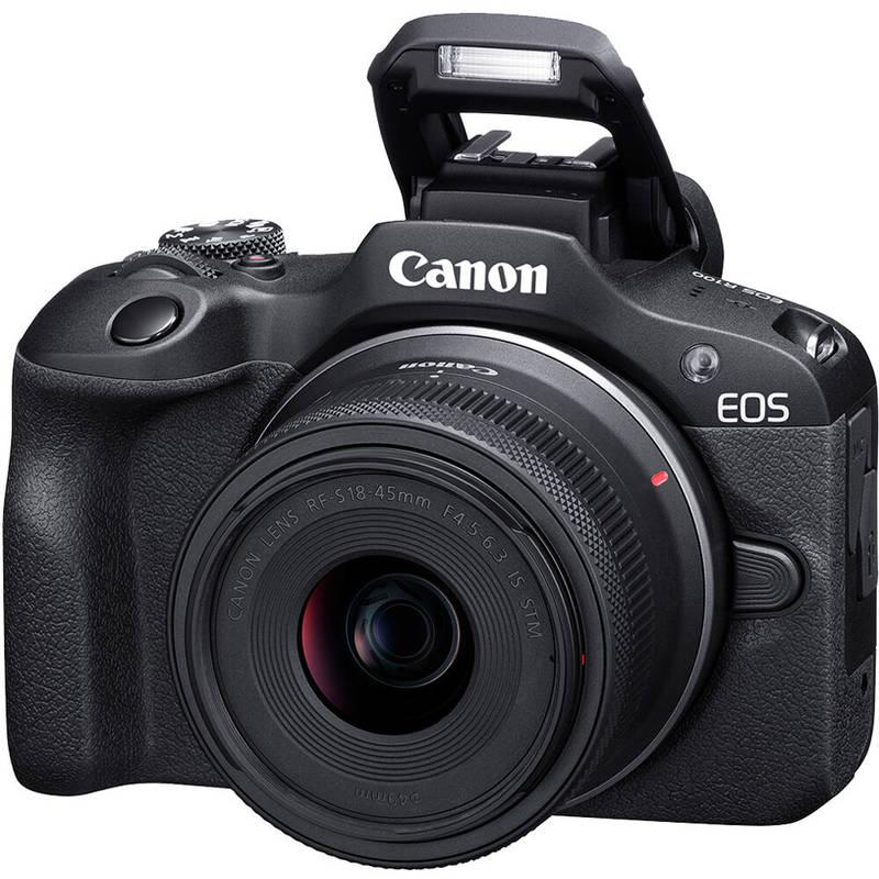 Digitální fotoaparát Canon EOS R100 RF-S18-45 mm f 4.5-6.3 IS STM RF-S 55-210 mm f 5.0-7.1 IS STM černý