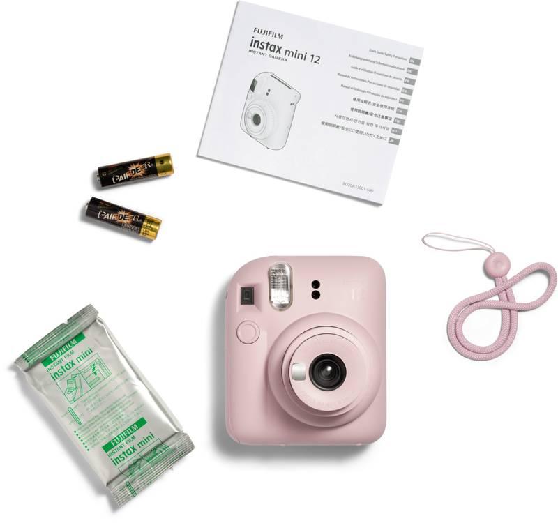 Digitální fotoaparát Fujifilm Instax mini 12 20 papírů fotoalbum růžový, Digitální, fotoaparát, Fujifilm, Instax, mini, 12, 20, papírů, fotoalbum, růžový
