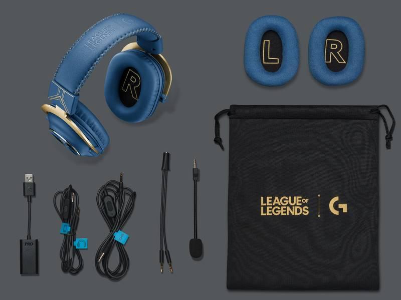Headset Logitech Gaming G PRO X League of Legends Edition