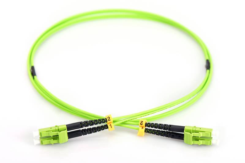 Kabel Digitus Optic Patch, LC LC, Multimode OM5, 50 125 µ, 5m zelený