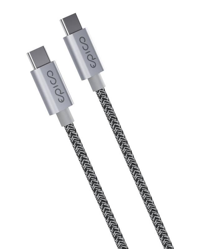 Kabel Epico USB-C USB-C, 60W, 1,2m šedý