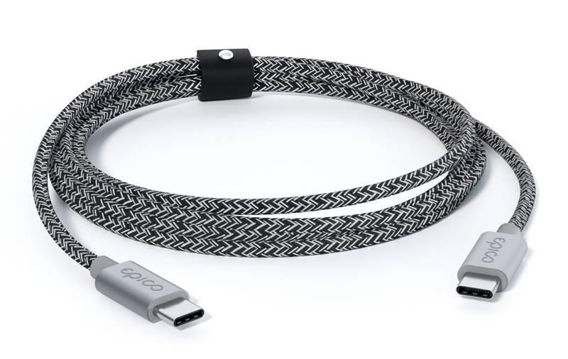 Kabel Epico USB-C USB-C, 60W, 1,2m šedý