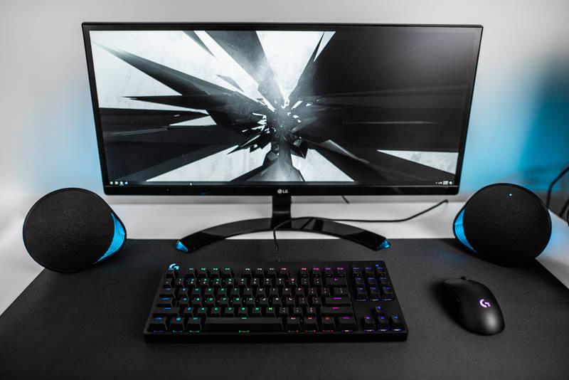 Klávesnice Logitech Gaming G Pro, GX Blue Clicky, CZ černá