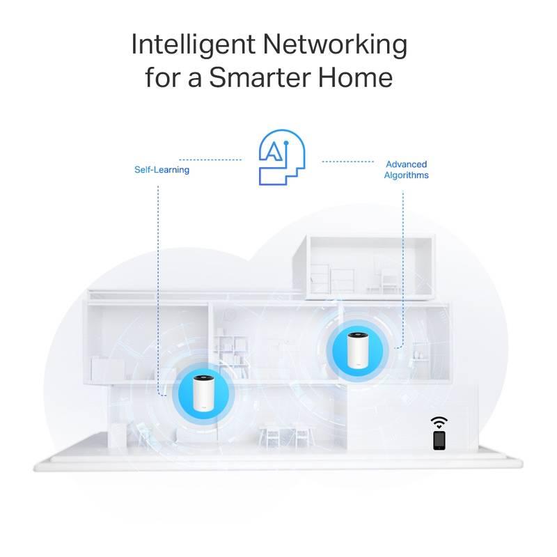 Komplexní Wi-Fi systém TP-Link Deco PX50 bílý, Komplexní, Wi-Fi, systém, TP-Link, Deco, PX50, bílý