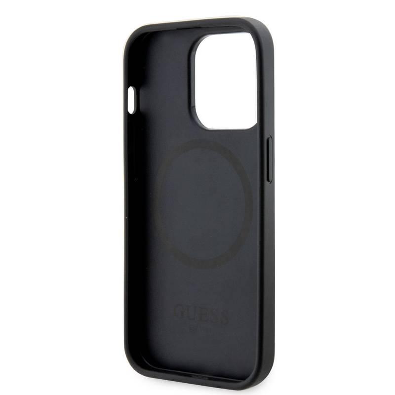Kryt na mobil Guess PU G Cube MagSafe na Apple iPhone 14 Pro Max černý