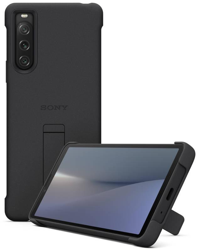 Kryt na mobil Sony Xperia 10 V 5G Stand Cover černý