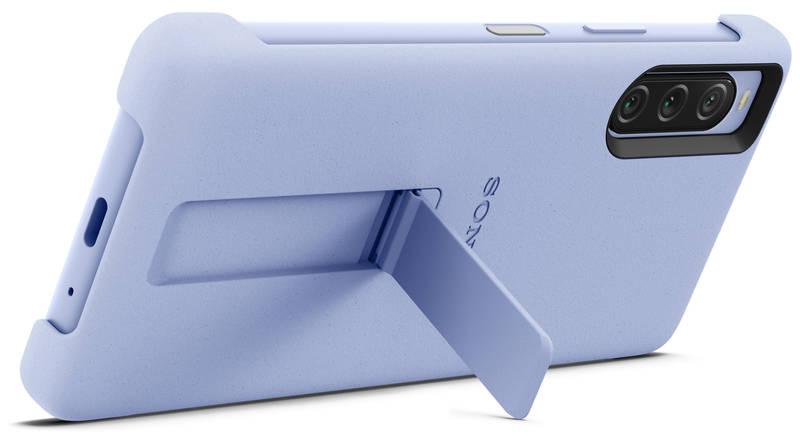 Kryt na mobil Sony Xperia 10 V 5G Stand Cover fialový