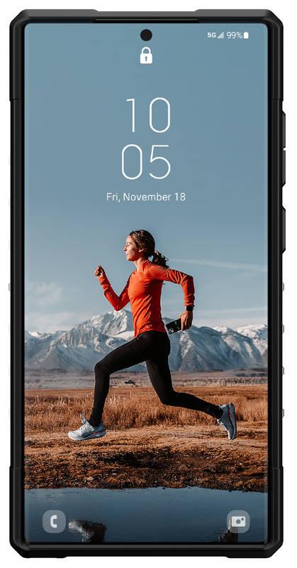 Kryt na mobil UAG Plasma na Samsung Galaxy S23 Ultra černý průhledný